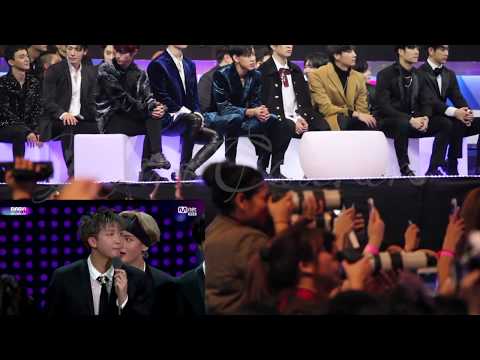 [HD FANCAM] 171201 2017 MAMA IN HONG KONG EXO, GOT7 & SUPER JUNIOR'S REACTION TO ARTIST OF THE YEAR