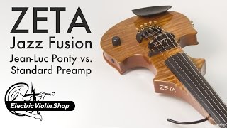 Video thumbnail for ZETA Jazz Fusion "Jean-Luc Ponty" vs Standard preamp by Electric Violin Shop