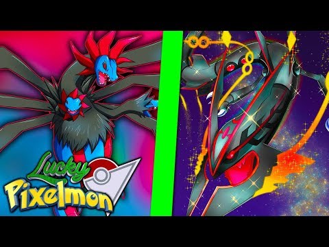 Minecraft LUCKY PIXELMON ELITE FOUR - MEGA RAYQUAZA SHINY vs HYDREIGON ! O IMPOSSÍVEL ACONTECEU !!