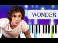 Shawn Mendes - Wonder | Piano Tutorial