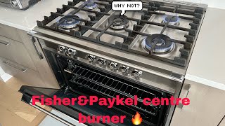 Fisher Paykel gas oven centre burner not lighting