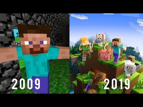 Эволюция Minecraft | 2009 - 2019