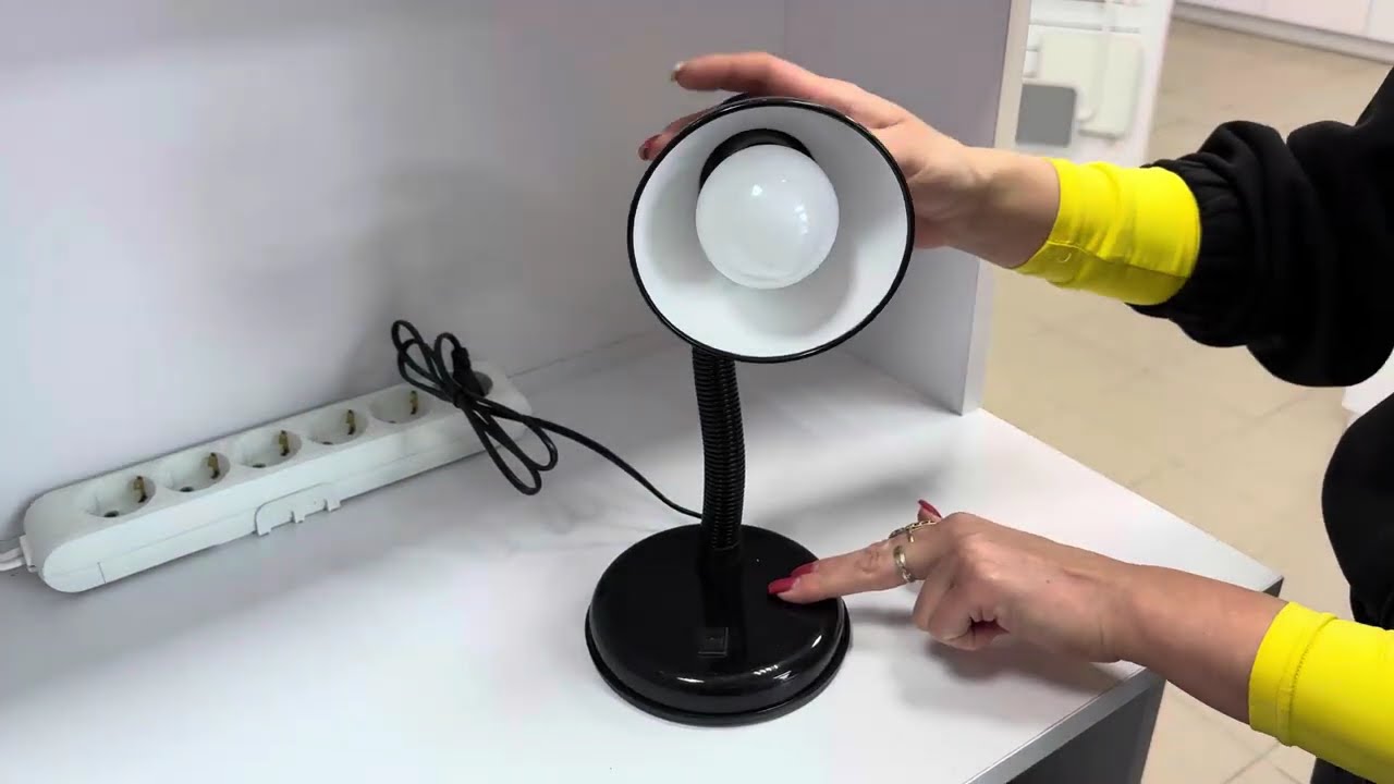 Светильник настольный "mini" "Антрацит" TM LOGA 220В 40Вт (CL-04)