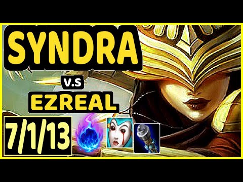 NEON (SYNDRA) vs EZREAL - 7/1/13 KDA BOTTOM ADC CHALLENGER GAMEPLAY - EUW