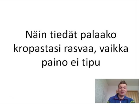Näin tiedät, palaako kropastasi rasvaa, vaikka paino ei tipu