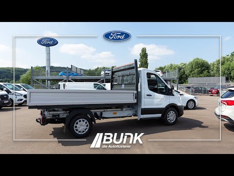 Ford Transit 3-Seiten-Kipper beim Autohaus Bunk - 45 Grad in alle Richtungen