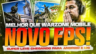 NOVO FPS MOBILE INCRIVEL CHEGANDO! MELHOR QUE WARZONE MOBILE? 🔥🔥🔥World War Mobile