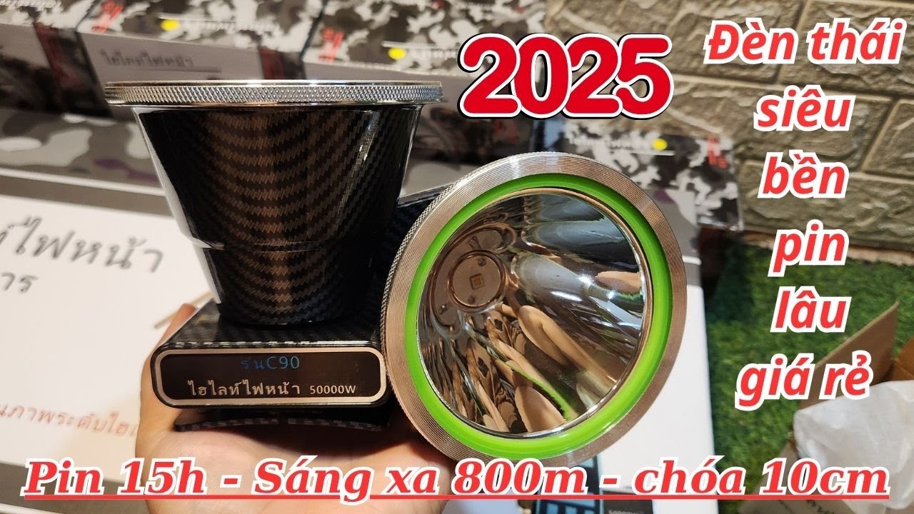 100K ĐÈN PIN ĐỘI ĐẦU THÁI LAN | ĐÈN ĐỘI ĐẦU C90 NHẬP THÁI SIÊU BỀN CHẤT LƯỢNG CAO
