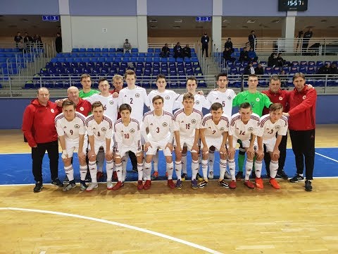 GRUZIJA - LATVIJA: U-19 pārbaudes spēle telpu futbolā | 22.12.2018.
