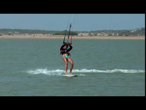 Kitesurfing Technique - Roll Tack Slow Mo