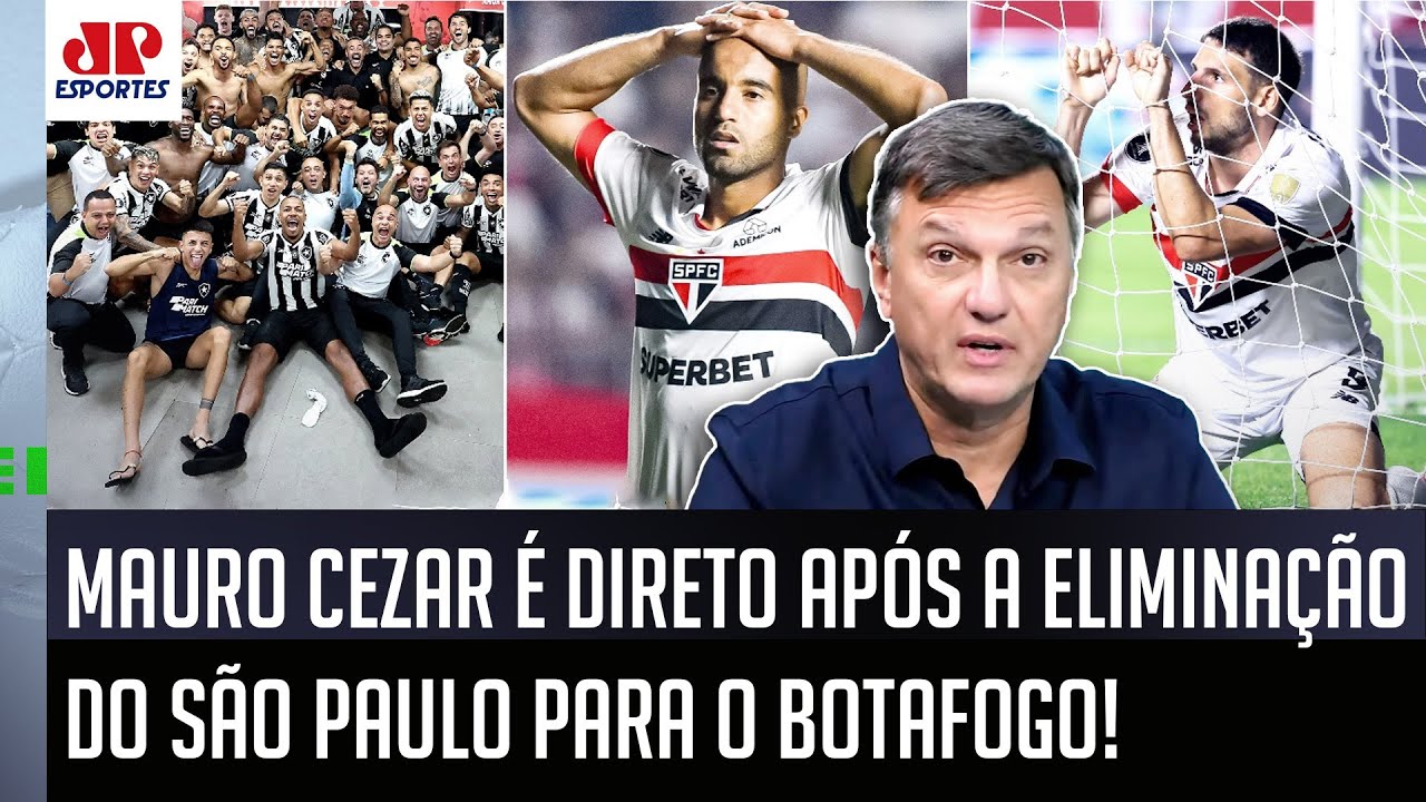 "Gente, o Lucas Moura e o Calleri..." Mauro Cezar É DIRETO sobre São Paulo ELIMINADO pelo Botafogo!