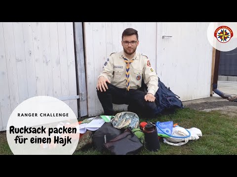 Rucksack packen für einen Hajk // Ranger Challenge