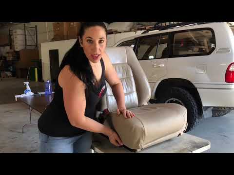 100 Series Land Cruiser and LX 470 Seat Cover Installation from Cerullo