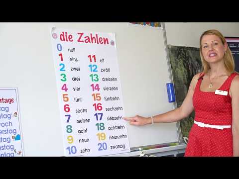 Languages: Counting to 20 in German