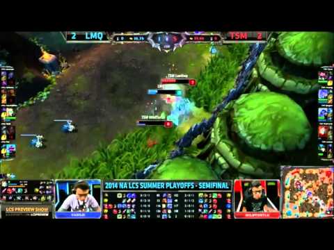TSM Killstreak with crazy plays - TSM vs LMQ