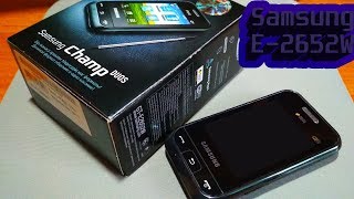 Samsung GT-E2652W Champ Duos. Startup/shutdown, ringtones #Samsung #Самсунг #OldPhones