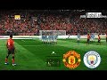 PES 2019 | Manchester United vs Manchester City | Pogba Free Kick Goal | Gameplay PC