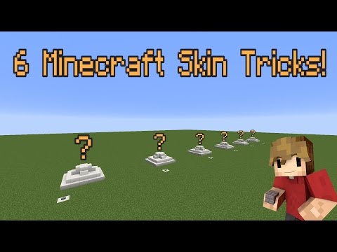 6 Funny Skin Tricks in Minecraft!