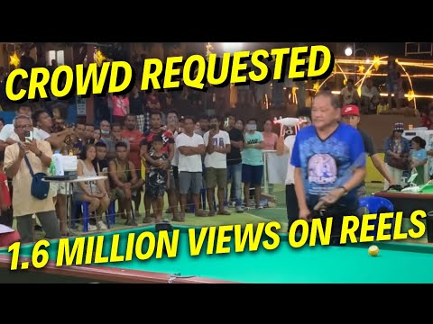 Efren Bata Reyes granted the crowd’s request! | #efrenbatareyes