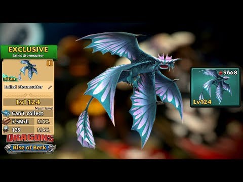 Exiled Stormcutter - Max Level 124 | Dragons: Rise of Berk