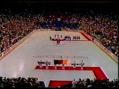 Medal Ceremony Katarina Witt 1987 Anthem of East Germany (Rare Version) DDR Hymne