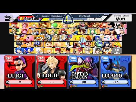 Sm4sh@Mines 55 - Duckie + LooK|Moonshine Vs. OverThree8 + Er17 - Doubles Losers Semifinals