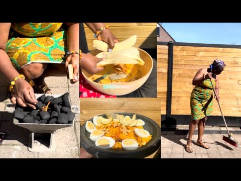 African Dishes In The Diaspora. How To Prepare KOKO  3T) // Mashed Plantain Dish . #fypシ゚viralシ#food