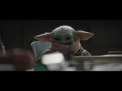 Baby Yoda at School