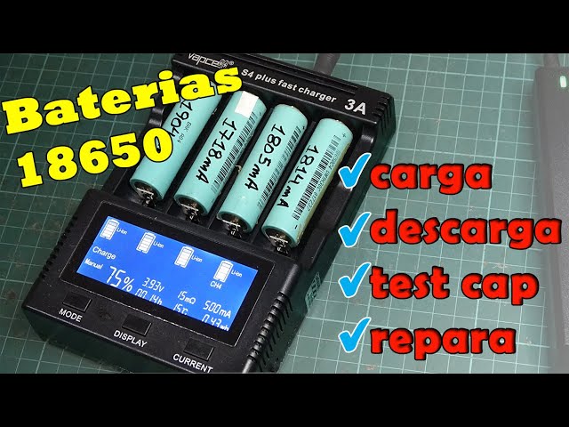 Vídeo relacionado con 3.7 Volt Pilas 18650 Recargables con Cargador, 3300mAh Top Plana Li-Ion Recargable Batería Adecuado para Linternas, Cámaras, Ventiladores Pequeños (Paquete de 2)