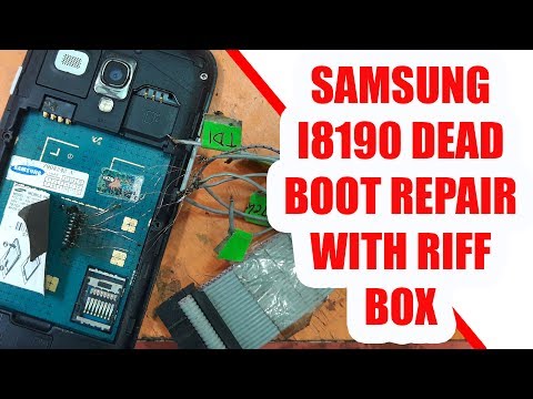 samsung i8190n dead boot repair with Riff Box