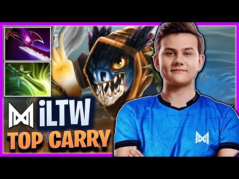 Nigma.iLTW - Slark VS Qojqva [Tidehunter] | дота 2 геймплей