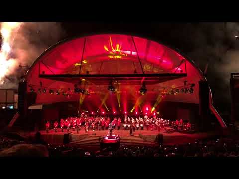 Loreley Tattoo 2018 - Finale - Highland Cathedral mit Feuerwerk