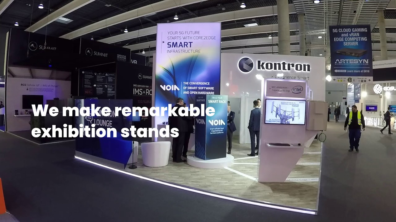 Exhibition Stand for Kontron at MWC 2019