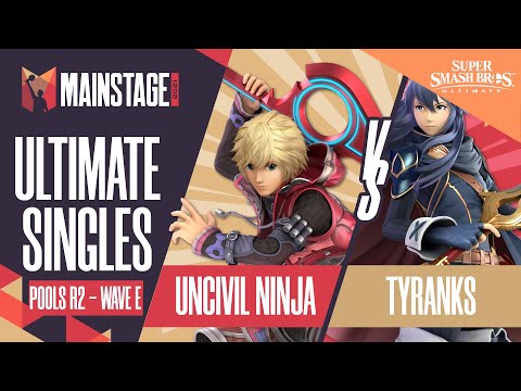 Uncivil Ninja vs Tyranks - SSBU Singles: Pools R2 Wave E - Mainstage 2021 | Shulk vs Lucina