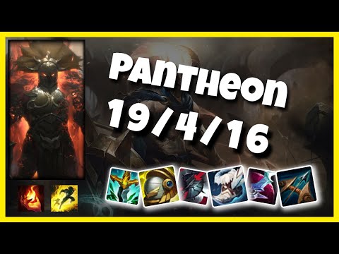 Pantheon vs Seraphine EU Challenger SUPPORT (19/4/16) - v10.25
