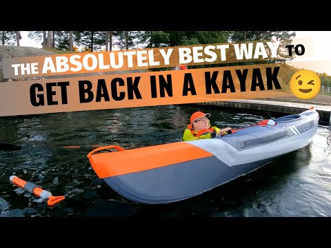 The ABSOLUTELY BEST WAY to GET BACK IN A KAYAK - can't beat this! Tested with Itiwit X500