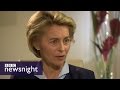 Interview With German Defence Minister Ursula Von Der Leyen BBC Newsnight