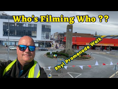 Rhyl Promenade Walk | FILM CREWS | Its all going on | 15/10/24 | NORTH WALES |