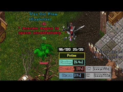Ultima Online Outlands Poison Fencing/Archery Dexxer 1st PvP Fight