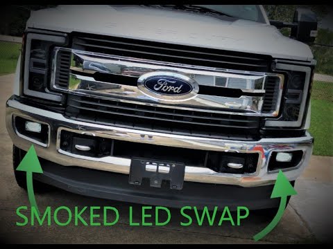 2017/2020 F250/F350 Fog light swap, Smoked LEDS