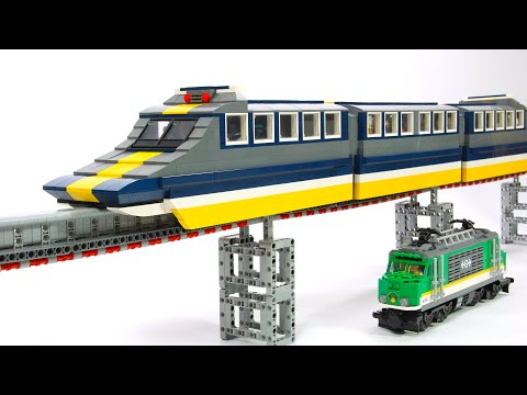 I Built a HUGE LEGO Monorail!