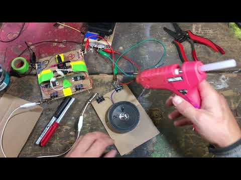 cardboard circuits - speaker