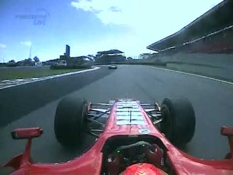 F1 2006 R18 Brazil Race Onboard