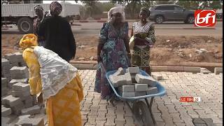 Ouaga : des associations de femmes se mobilisent pour la pose de pavés sur l’avenue Thomas Sankara