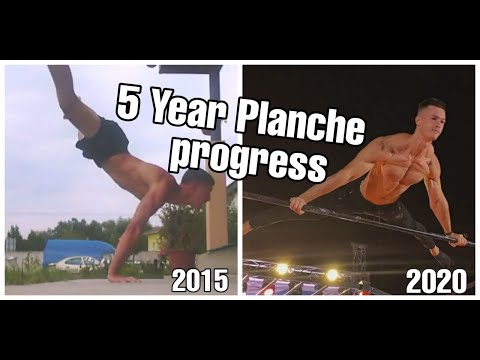 5 Year Incredible Planche Progression (189 cm tall)