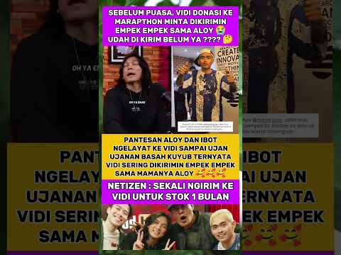 Vidi Aldiano Suka Empek Empek Mister Aloy #vidialdiano #aloy