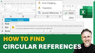 ⚠️How to Find Circular References in Excel | Circular Reference Warning - How to Fix
