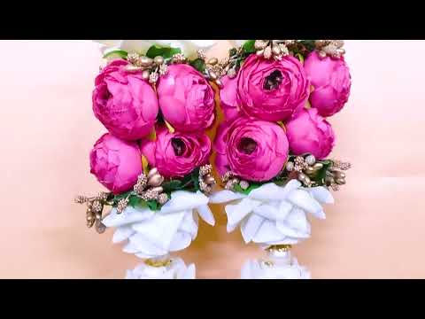 Wedding Flower Dulha and Dulhan Garland/Varmala/Jaimala video