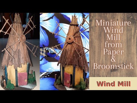 EPIC Miniature Wind Mill House Build in Minecraft!
