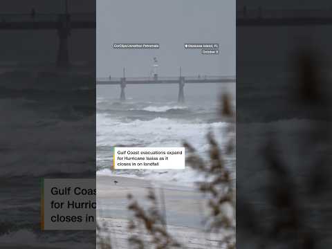 Isaias begins to swarm Gulf shore